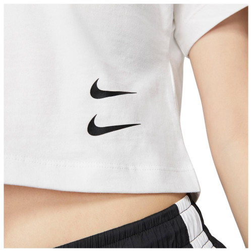 Nike Γυναικεία κοντομάνικη μπλούζα crop Sportswear Swoosh